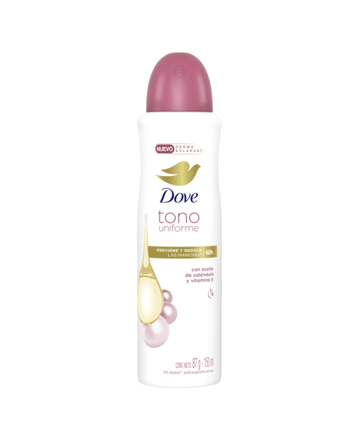 DESOD DOVE SPRAY MUJER TONO UNIFORME 150ML